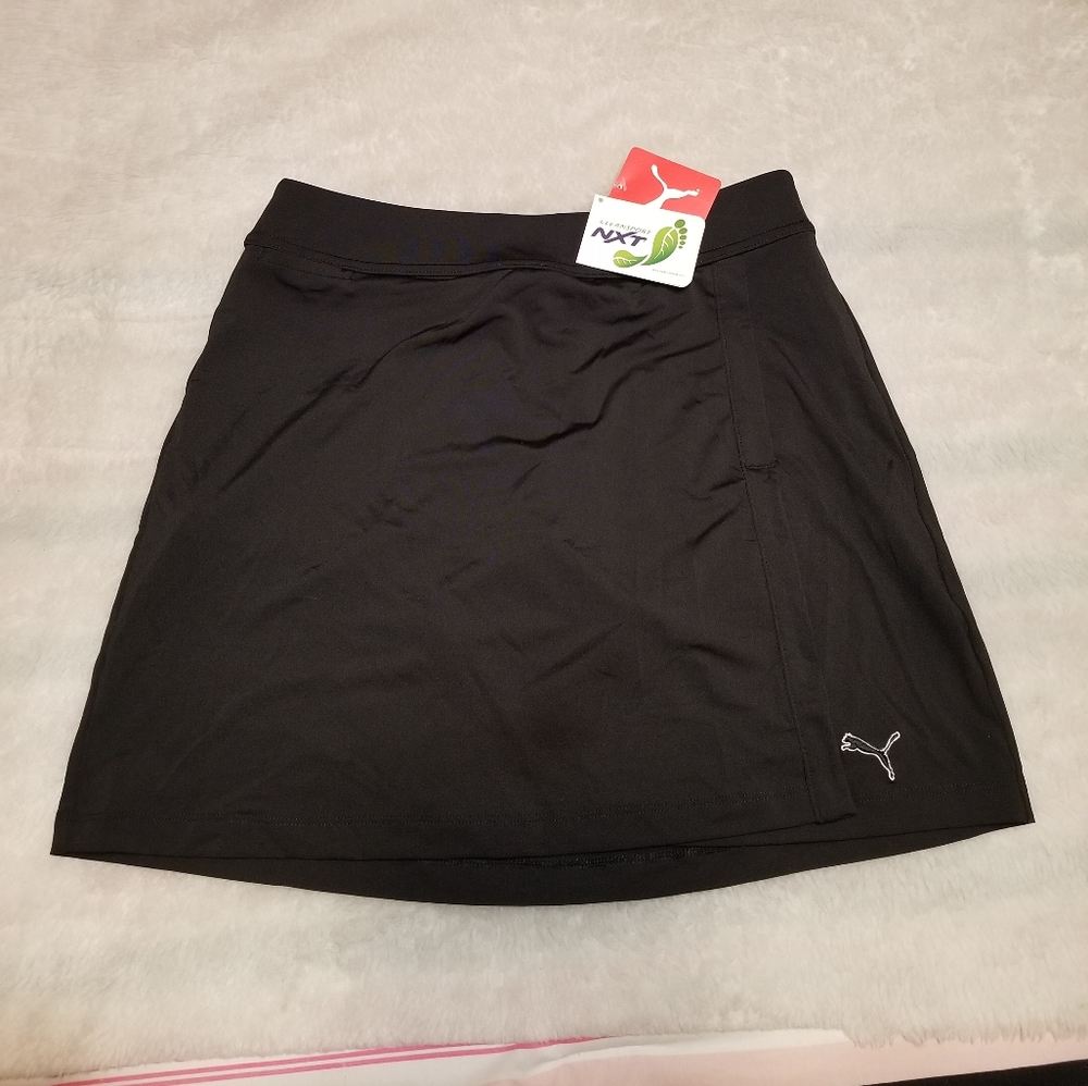 New Women's Lexi Thompson PUMA Solid Knit Golf Skirt